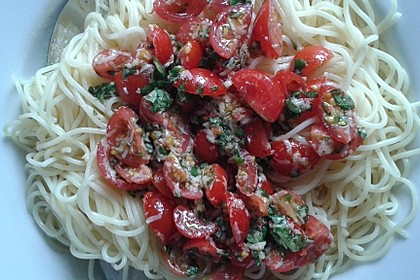 Spaghetti mit Cocktailtomaten 20