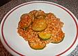 Griechischer  Zucchinieintopf  mit Reis
