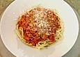 Makkaroni mit pikanter K&auml;sew&uuml;rstchen - Tomaten - Sauce