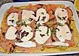 Kalte Lachs - Mozzarella - Tarte
