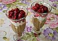 Himbeer - Baileys Dessert mit Cantuccini