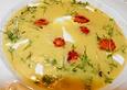 Maissuppe mit Wurst