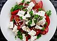 Tomaten - Schafsk&auml;se - Salat