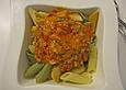 Pasta con pesto rosso