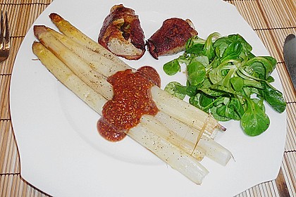 Ralfs kalorienarmer Spargel mit Senfso&szlig;e