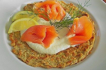Kartoffelpuffer mit R&auml;ucherlachs