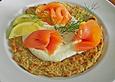 Kartoffelpuffer mit R&auml;ucherlachs