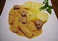 Schwarzwurzeln mit Bratwurstkl&ouml;&szlig;chen