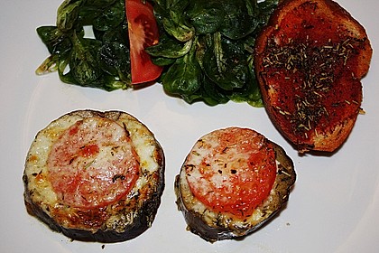 &Uuml;berbackene Aubergine 1