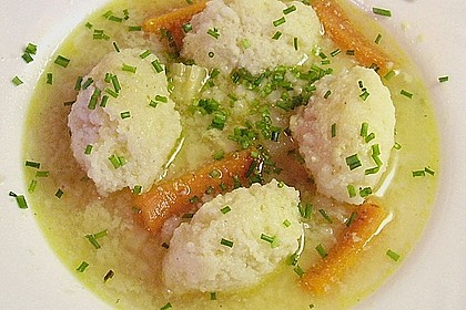 Grie&szlig;nockerl - Suppe