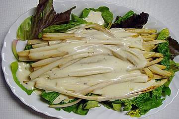 Spargel - Spinat Salat