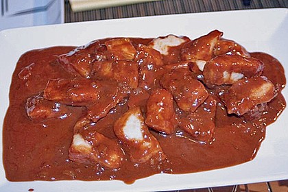Fisch in scharfer Sauce