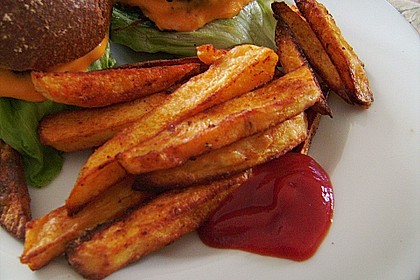 Selbstgemachte Pommes aus dem Backofen 6