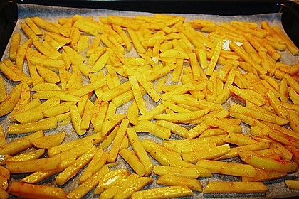 Selbstgemachte Pommes aus dem Backofen 10