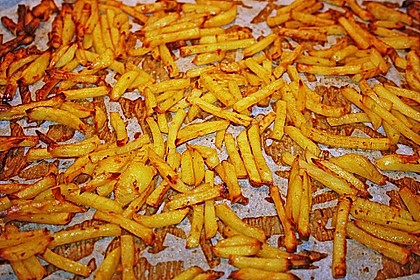 Selbstgemachte Pommes aus dem Backofen 15