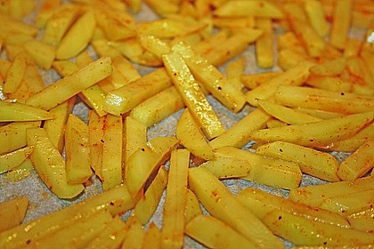 Selbstgemachte Pommes aus dem Backofen 16