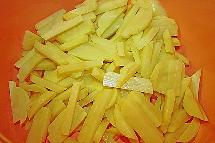 Selbstgemachte Pommes aus dem Backofen 17