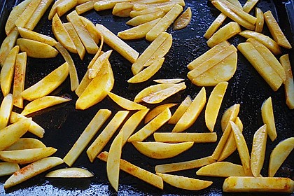 Selbstgemachte Pommes aus dem Backofen 19