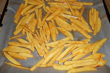 Selbstgemachte Pommes aus dem Backofen 22