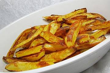 Selbstgemachte Pommes aus dem Backofen