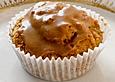 Weihnachtsmuffins mit Zimtglasur