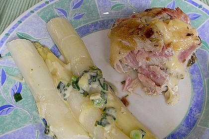 Albertos H&uuml;hnerbrust mit Spargel 2