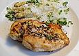 Albertos H&uuml;hnerbrust mit Spargel