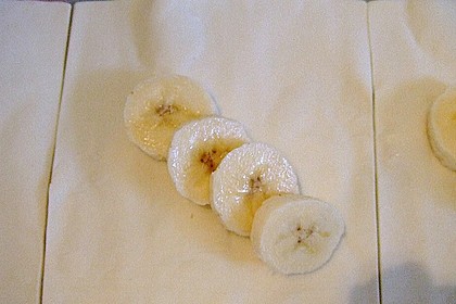 Blätterteig - Bananentasche 4