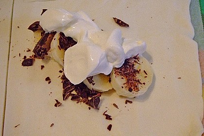 Blätterteig - Bananentasche 3
