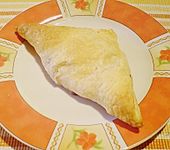 Bl&auml;tterteig - Bananentasche (Bild)