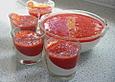 Buttermilchcreme mit Erdbeeren