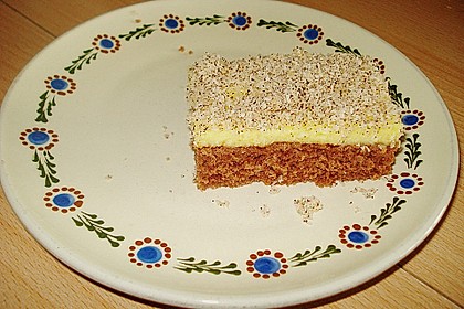 Schokokuchen mit Pudding und Kokosraspel 1