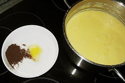 Schokokuchen mit Pudding und Kokosraspel 5