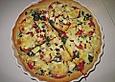 Spinat - Tomaten - Feta Kuchen