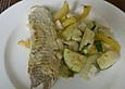 Fischfilet auf gebackenem Gem&uuml;se