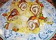 Schnitzelr&ouml;llchen mit B&auml;rlauch