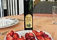 Erdbeeren mit Heidelbeeressig