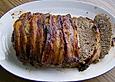 Hackbraten mit Quark