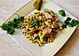 Linsensalat mit Sp&auml;tzle