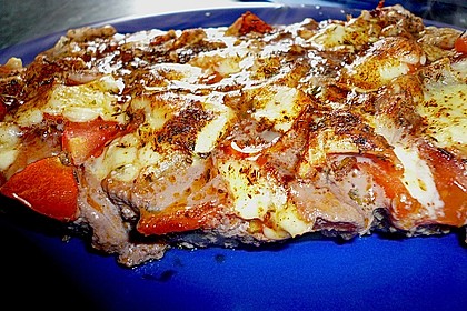 Hackfleischpizza ohne Teig 11