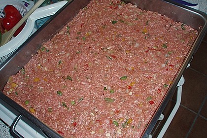 Hackfleischpizza ohne Teig 12