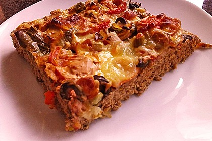 Hackfleischpizza ohne Teig 3