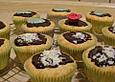 Schlagobersmuffins mit Schokoladest&uuml;ckchen