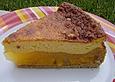 Pfirsichkuchen mit safitgem Guss