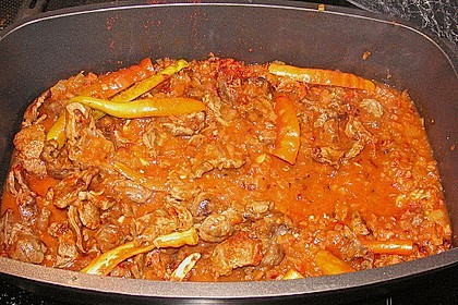 Chili - Gulasch mit Linsen 2