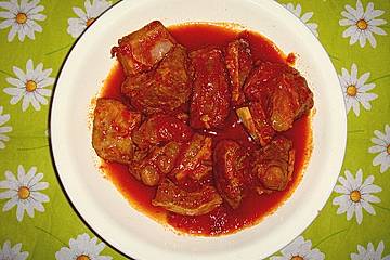 Lamm - Tomaten - Ragout