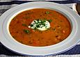 K&uuml;rbissuppe einfach und schnell