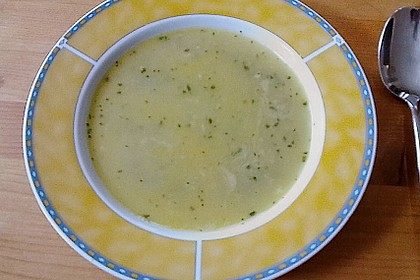 Gebrannte Grie&szlig;suppe