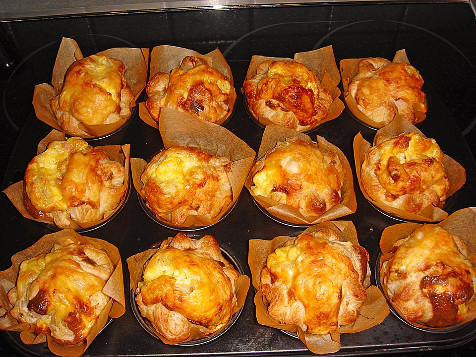 Blätterteig Schinken Muffins (Rezept mit Bild) Chefkoch.de