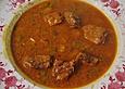 Gulasch - Topf aus dem Ofen